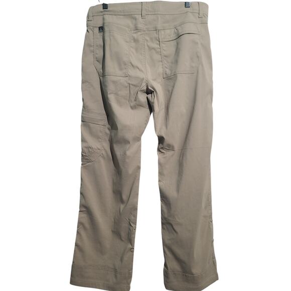 Prana Khaki Belted Zion Pants Medium x 30" inseam - Picture 3 of 4
